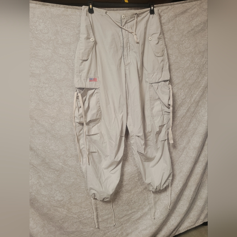 authentic vintage Y2K UFO rave pants parachute pants raver UFO UFOs